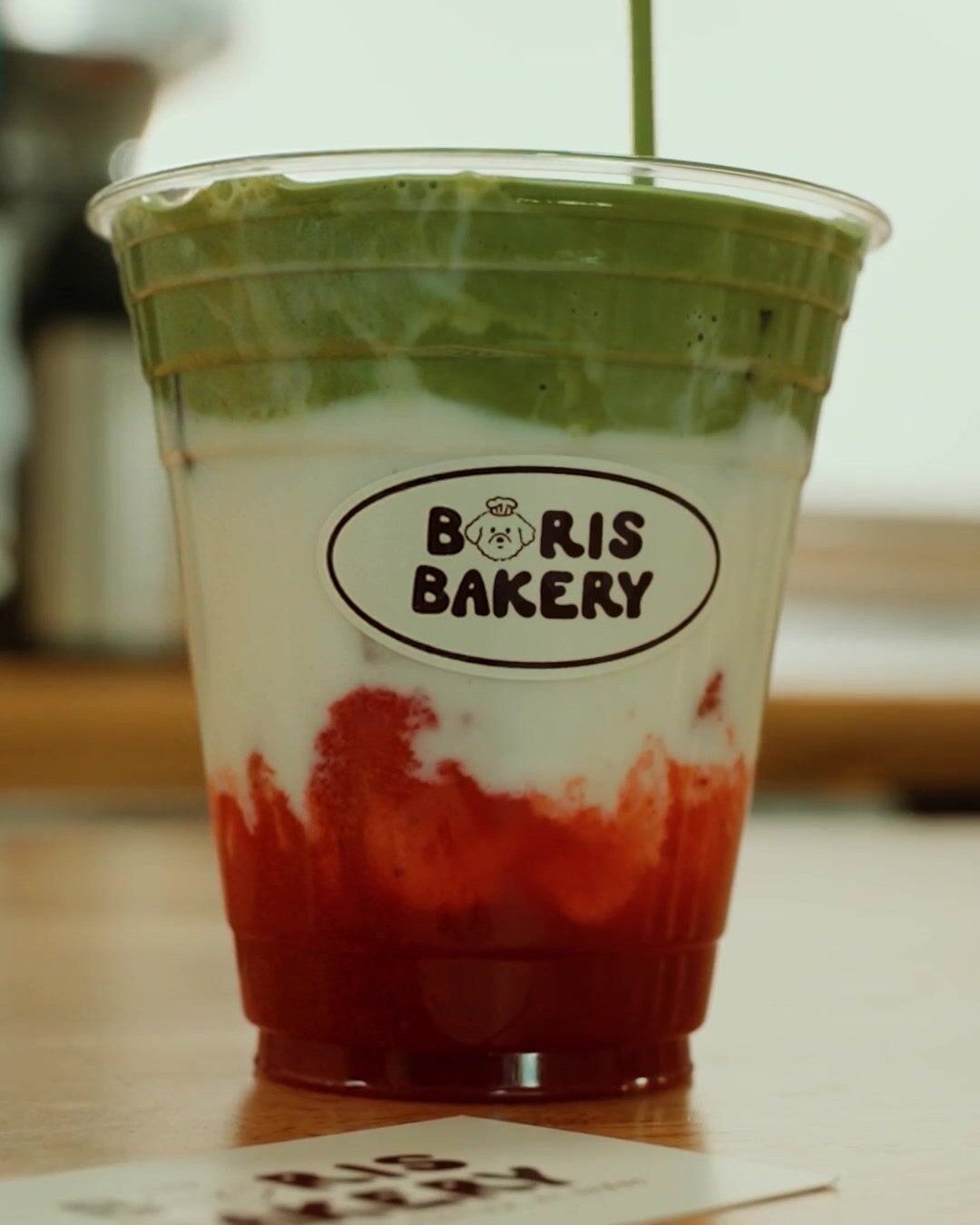 Strawberry matcha